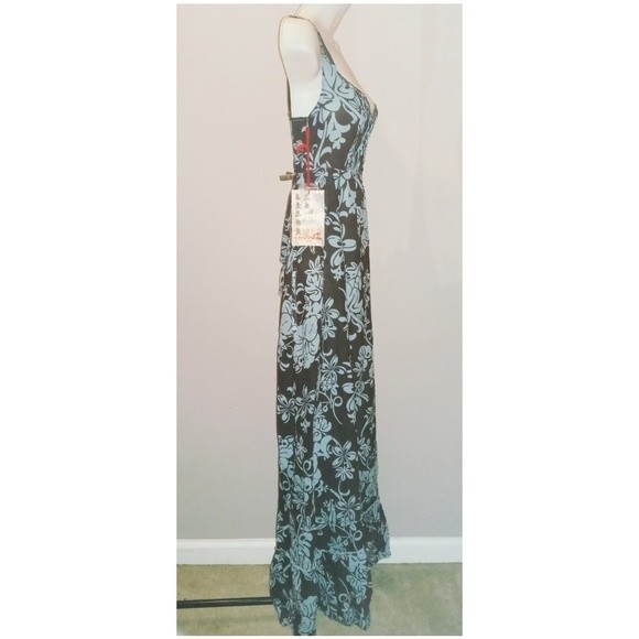 Da-Nang Floral Dress Choco Allure - Picture 5 of 10